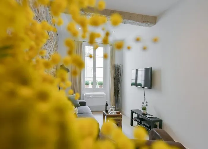 Vieux Murs - Brand New Flat For 4, Ac, Wifi Center Old Antibes